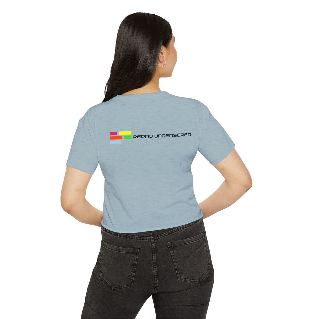 Don't Censor My Body Crop Top (Version 2)— Women's Festival Statement Tee