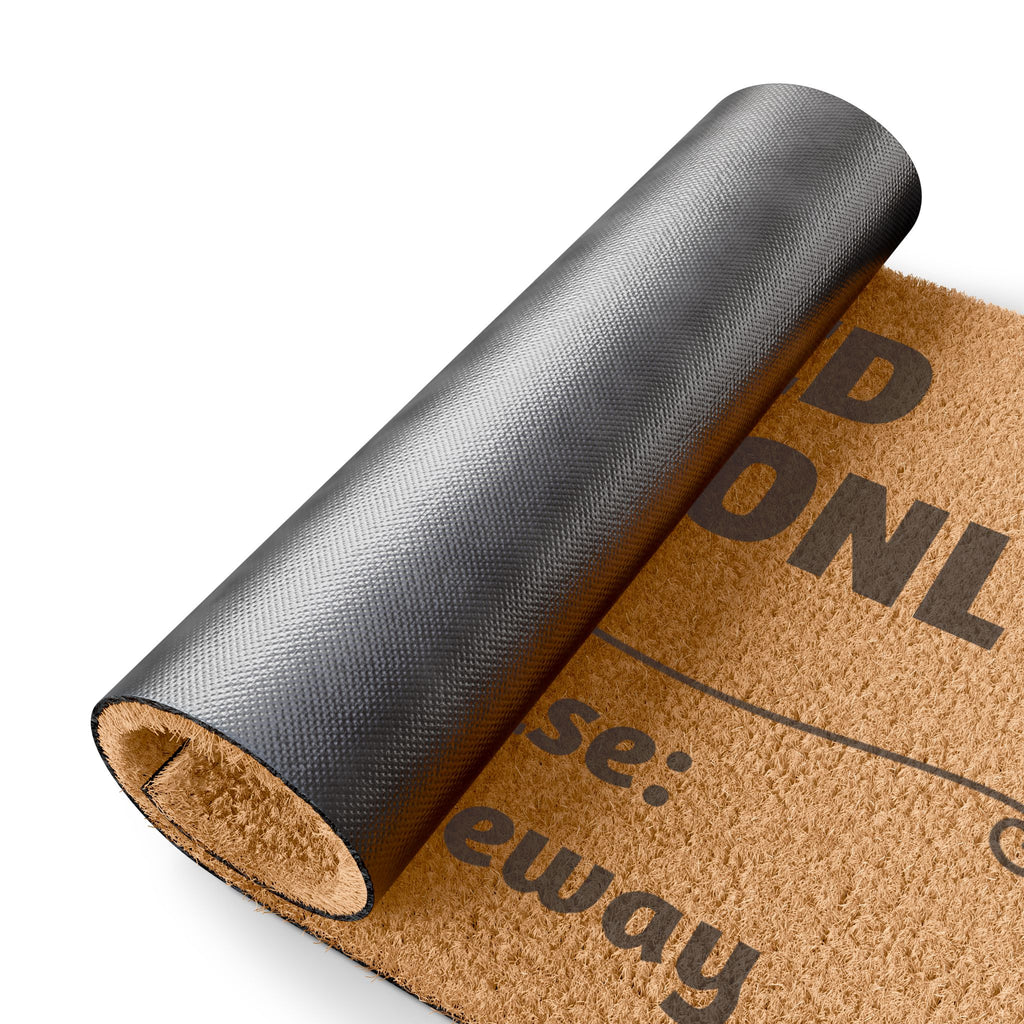 "Masked Visitors Only" Doormat