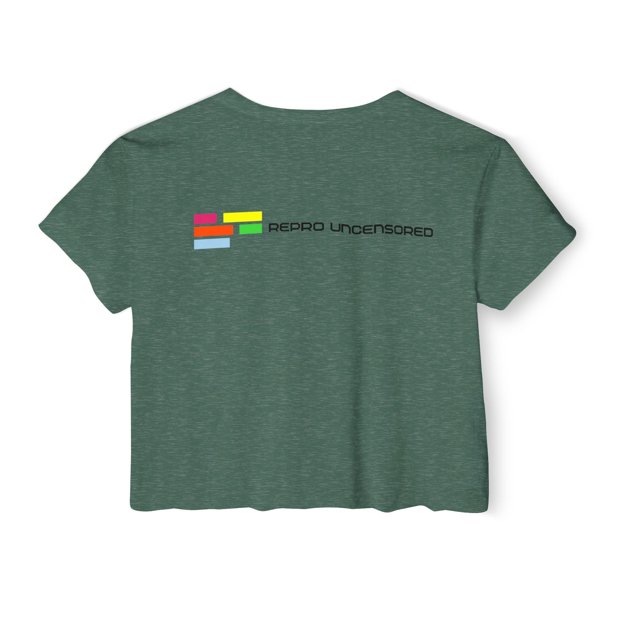 Don't Censor My Body Crop Top (Version 2)— Women's Festival Statement Tee