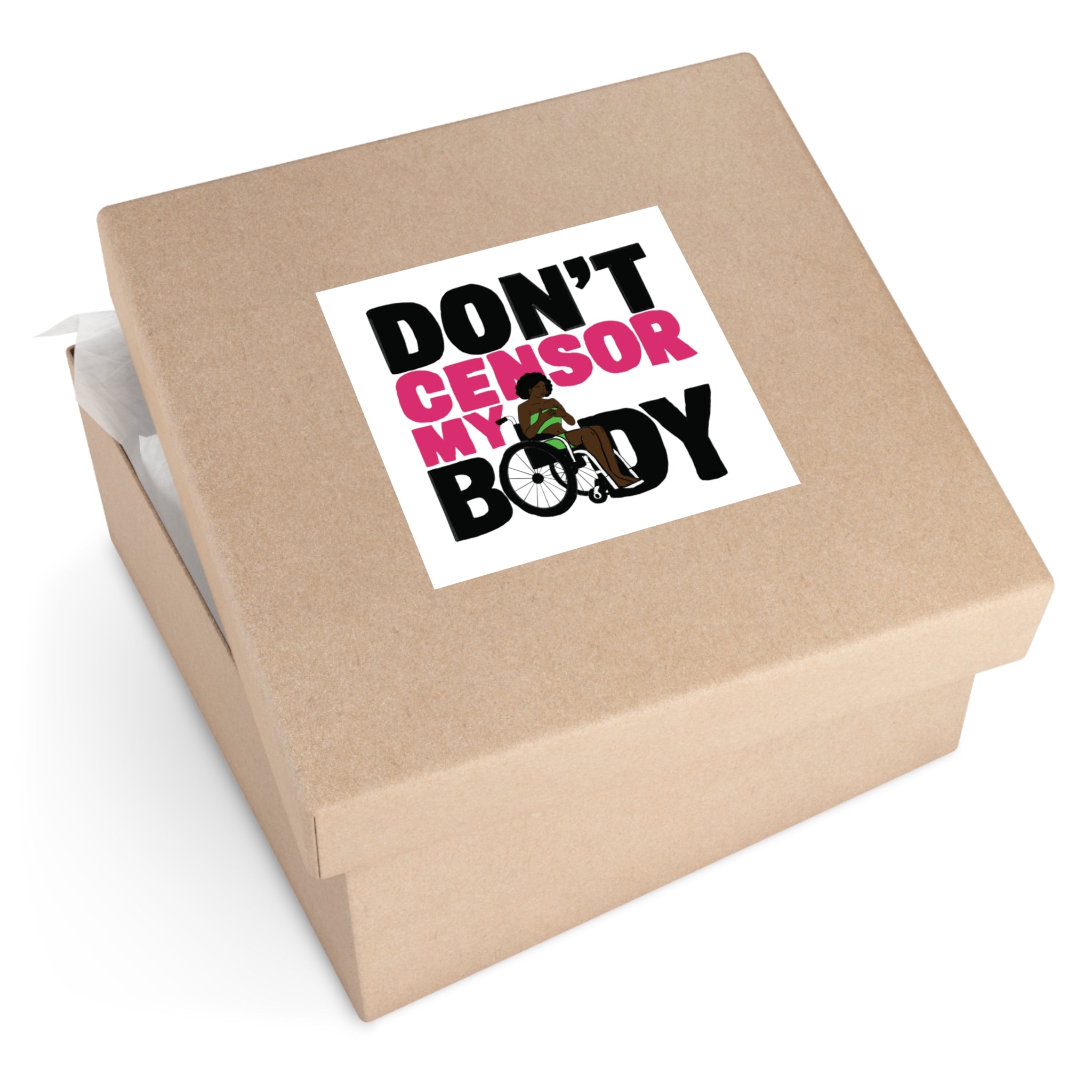 Don’t Censor My Body Sticker (Version 2)