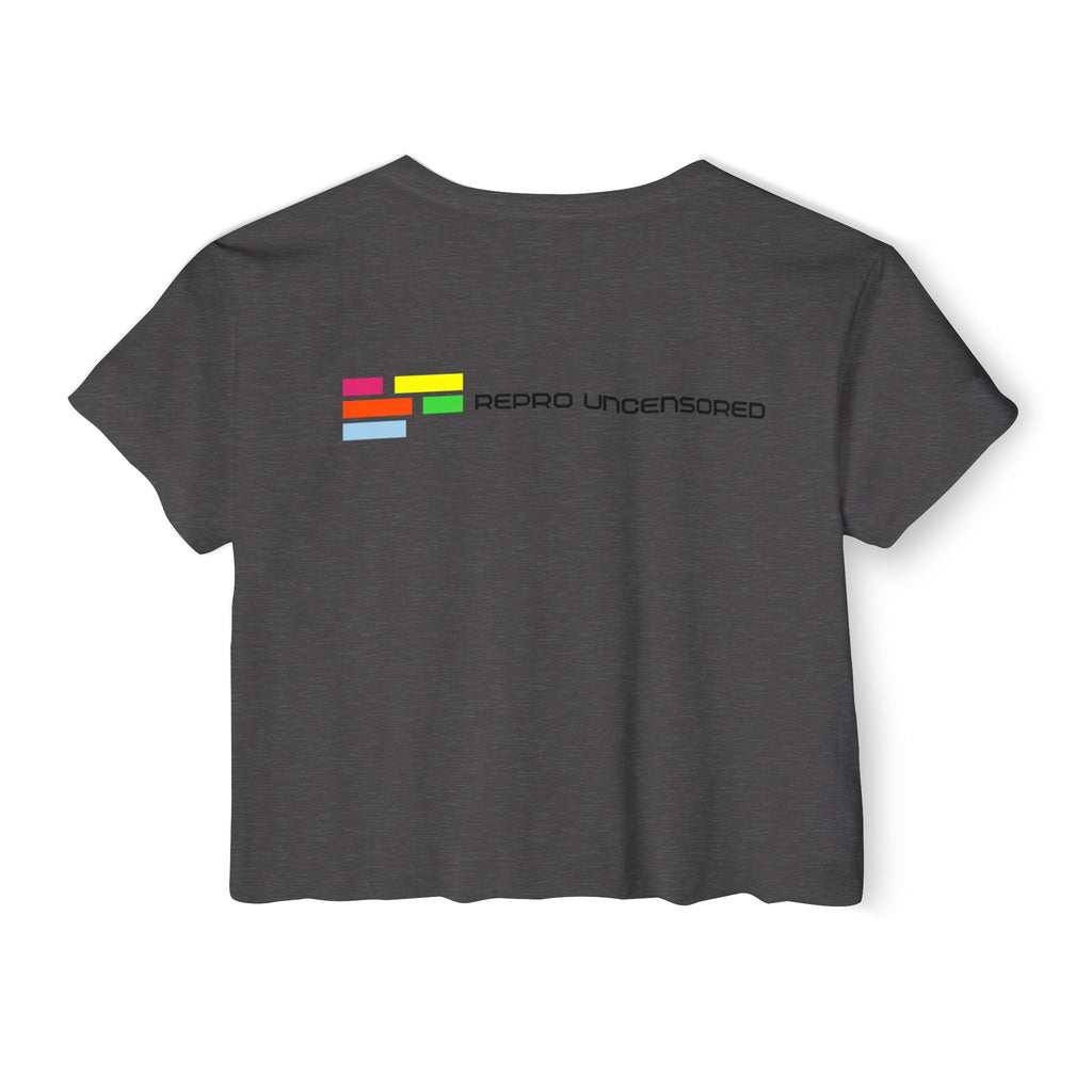 Don't Censor My Body Crop Top (Version 2)— Women's Festival Statement Tee