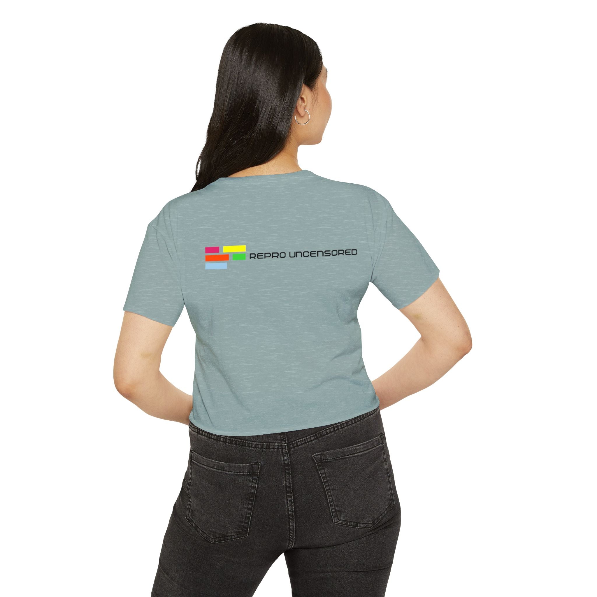 Don't Censor My Body Crop Top (Version 2)— Women's Festival Statement Tee