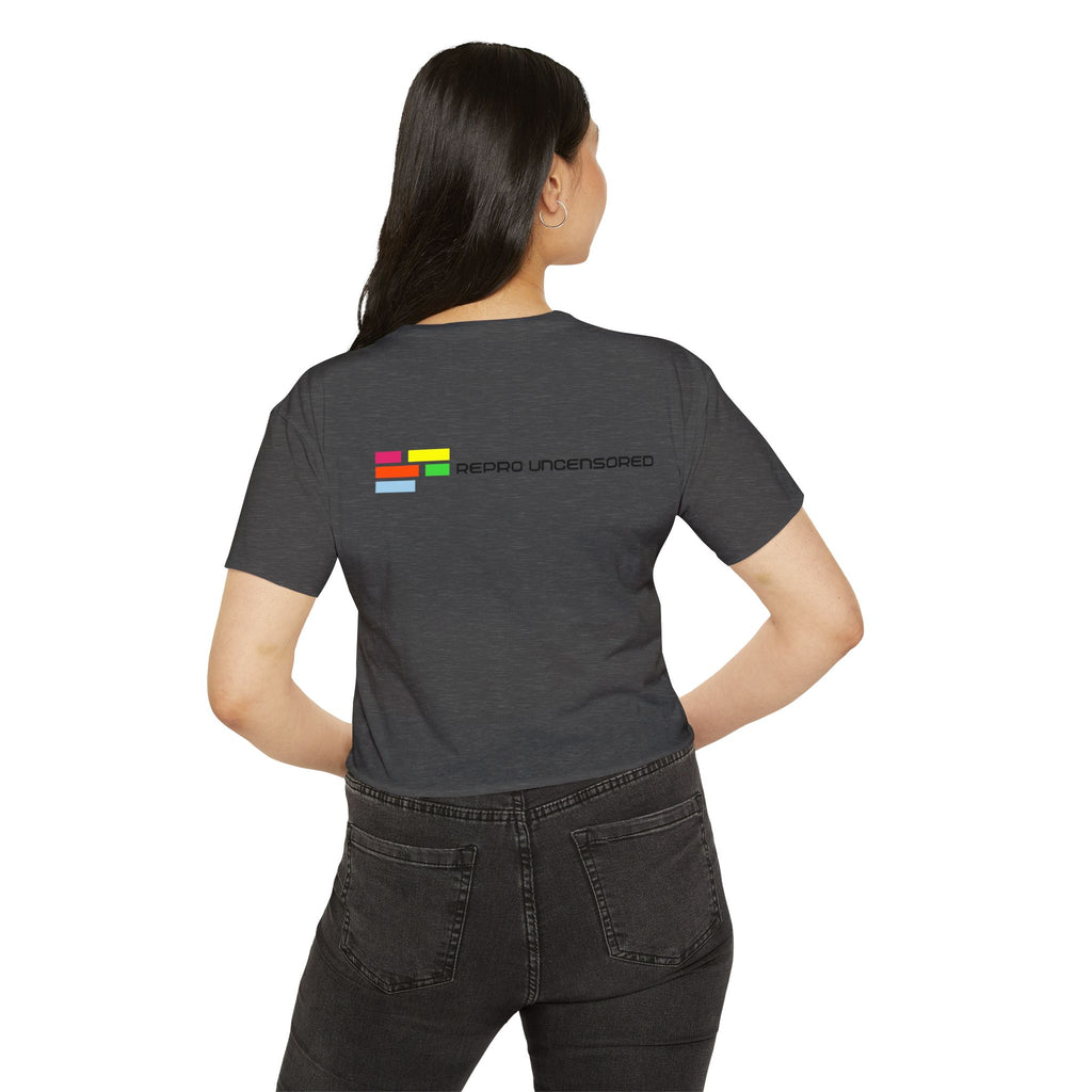 Don't Censor My Body Crop Top (Version 2)— Women's Festival Statement Tee